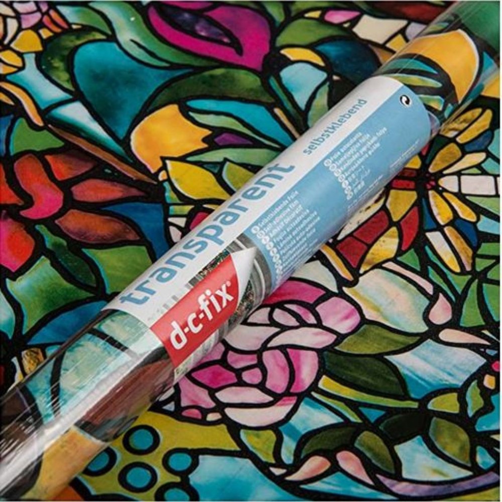 Window Film in Colorful Glass Mosaic